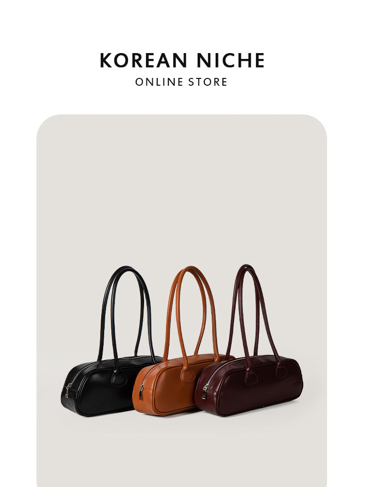 Women's Design Retro Underarm Texture Large Capacity Shoulder Bags