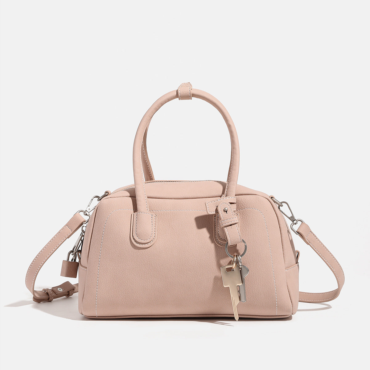 Women's Vintage Autumn Frosted Feeling Tong Boston Women's Shoulder Bag
