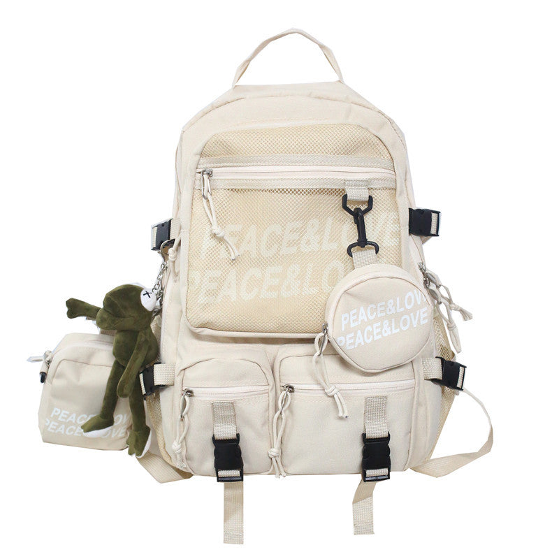 Large Capacity College Female Korean High Middle School Students' Schoolbags