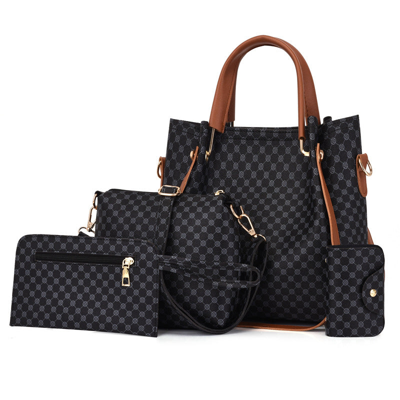Trendy Attractive Women's Retro Set Printed Women's Shoulder Bag