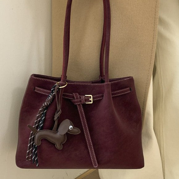 Retro Portable Underarm Winter Fashion Commute Large Women's Shoulder Bag