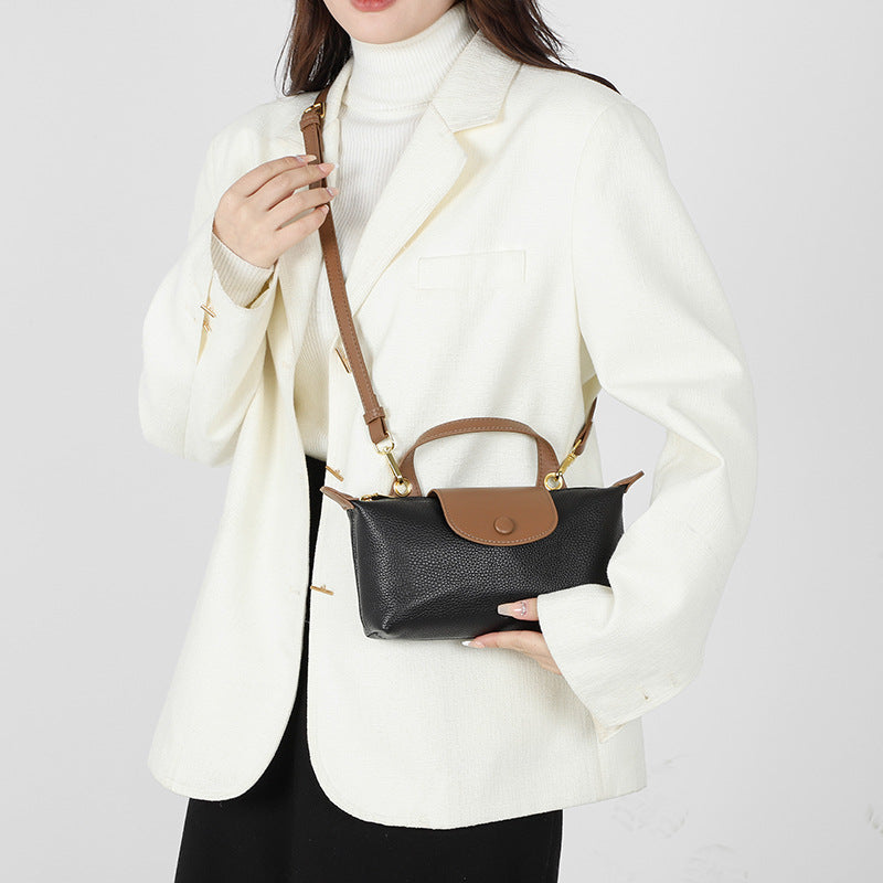 Women's & Men's Genuine Leather High-grade Soft Hand Holding Men's Bags