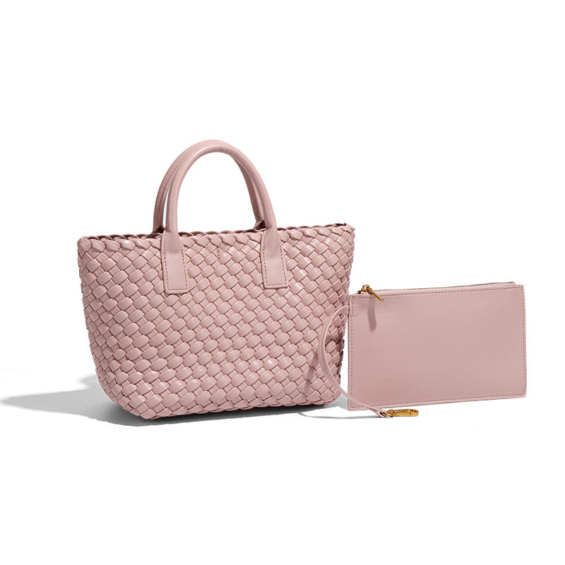 Women's Contrast Color Fashion Trend Hand-woven High-grade Bags