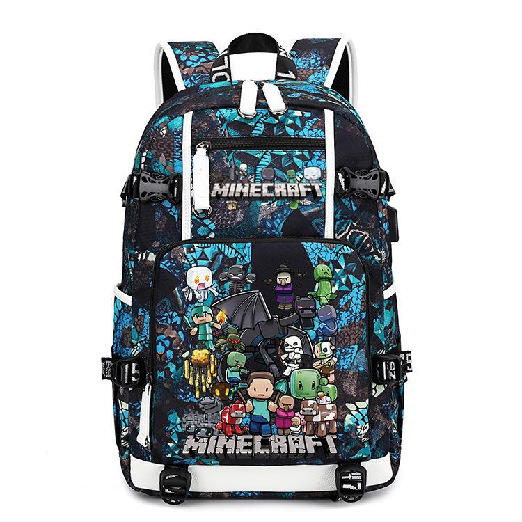 Men's Large Capacity Junior High My World Backpacks
