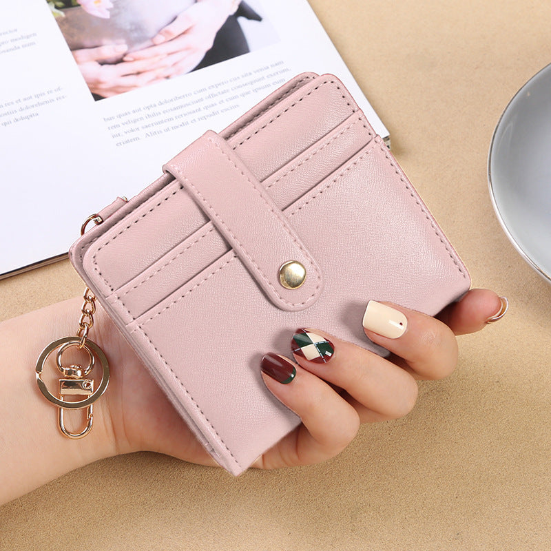 Women's Simple Short Three-fold Zero Fashion Ladies Wallet