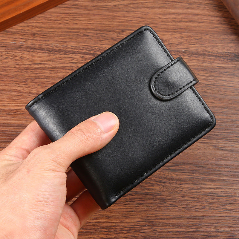 Men's Short Business Simplicity Fashion Soft Leather Men's Wallet