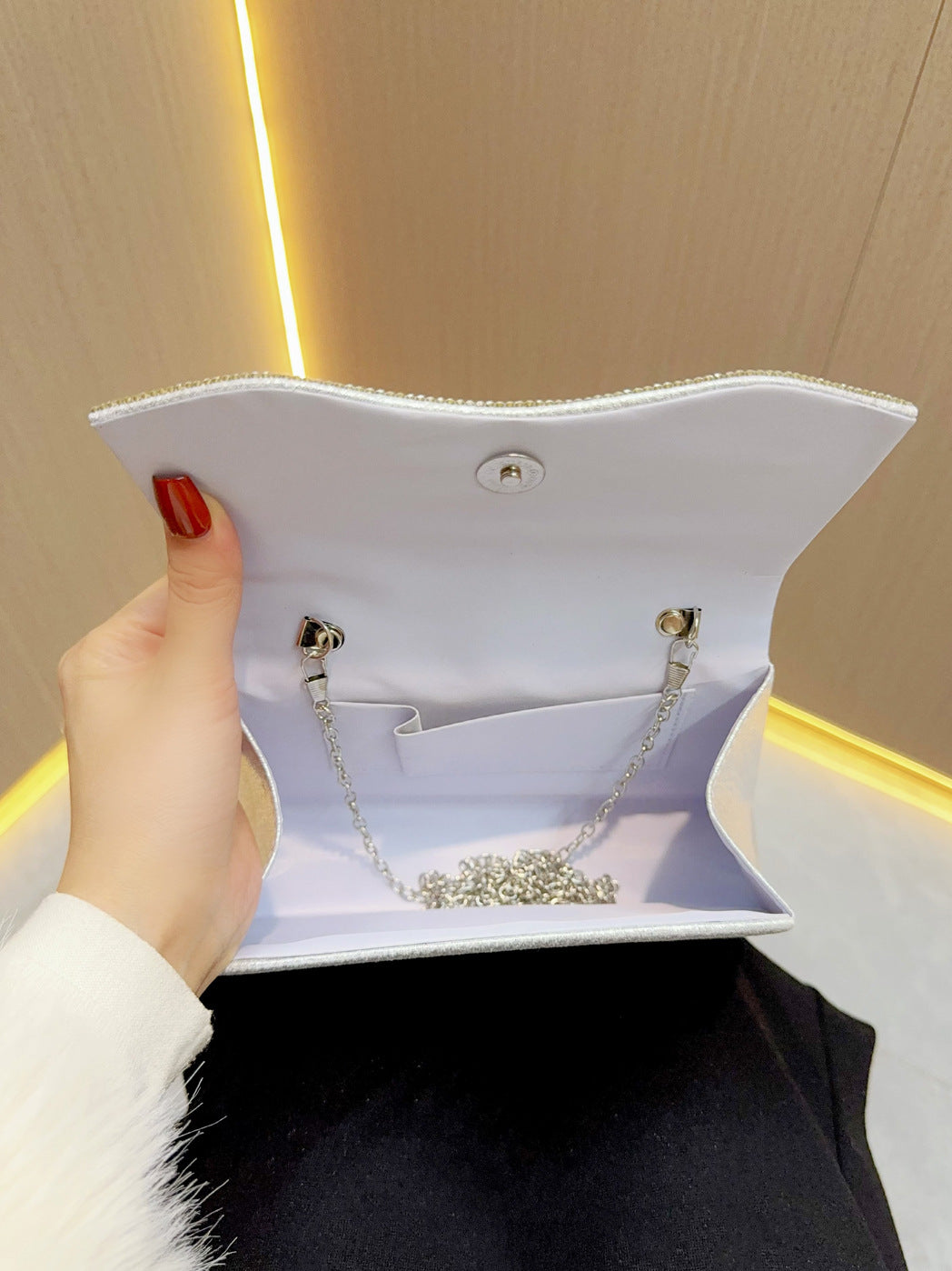 Glamorous Bar Team Banquet Diamond One Evening Bags