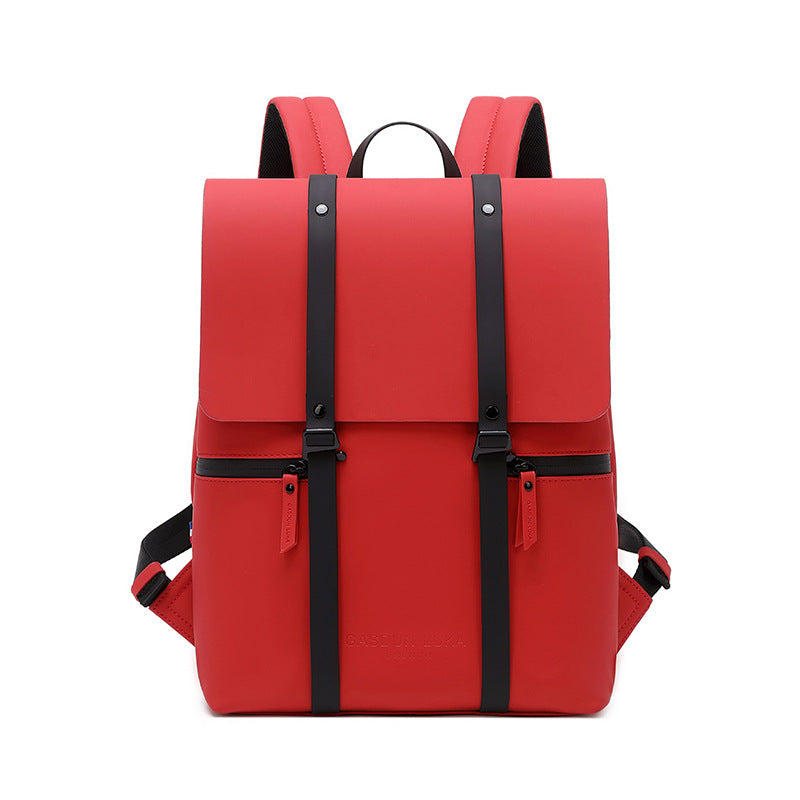 French Male Leather Large Capacity Trendy Wild Leisure Backpacks