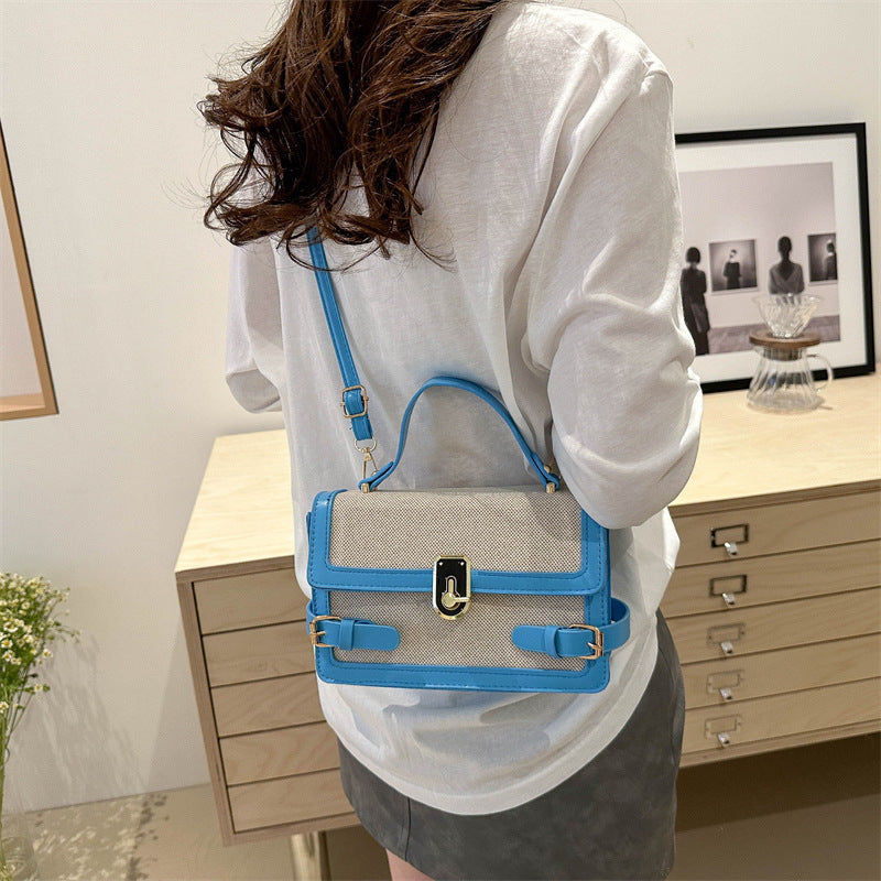 Popular Summer Trend Contrast Color Western Women's Shoulder Bag