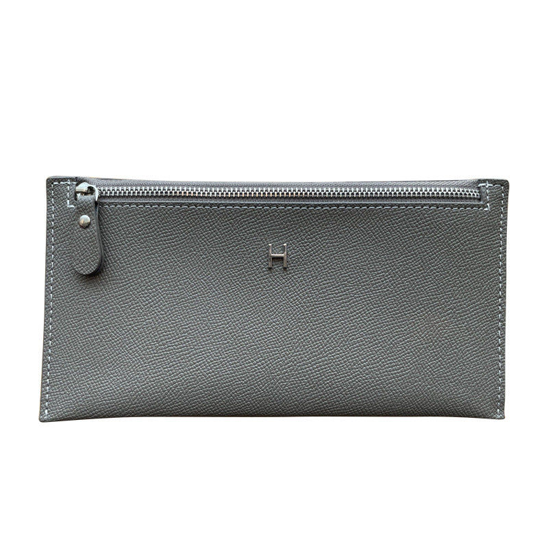 Women's Genuine Leather Exquisite Cowhide Clutch Purses