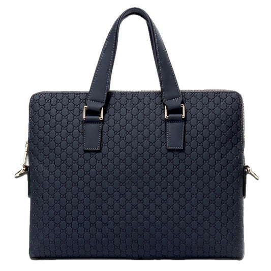 Men's Trendy Unique Business Leather Pattern Laptop Bags