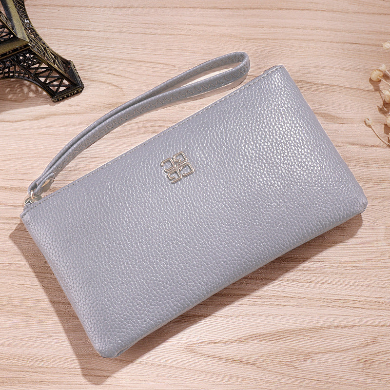 Women's Korean Style Authentic Leather Tactile Feel Long Fashion Ladies Wallet