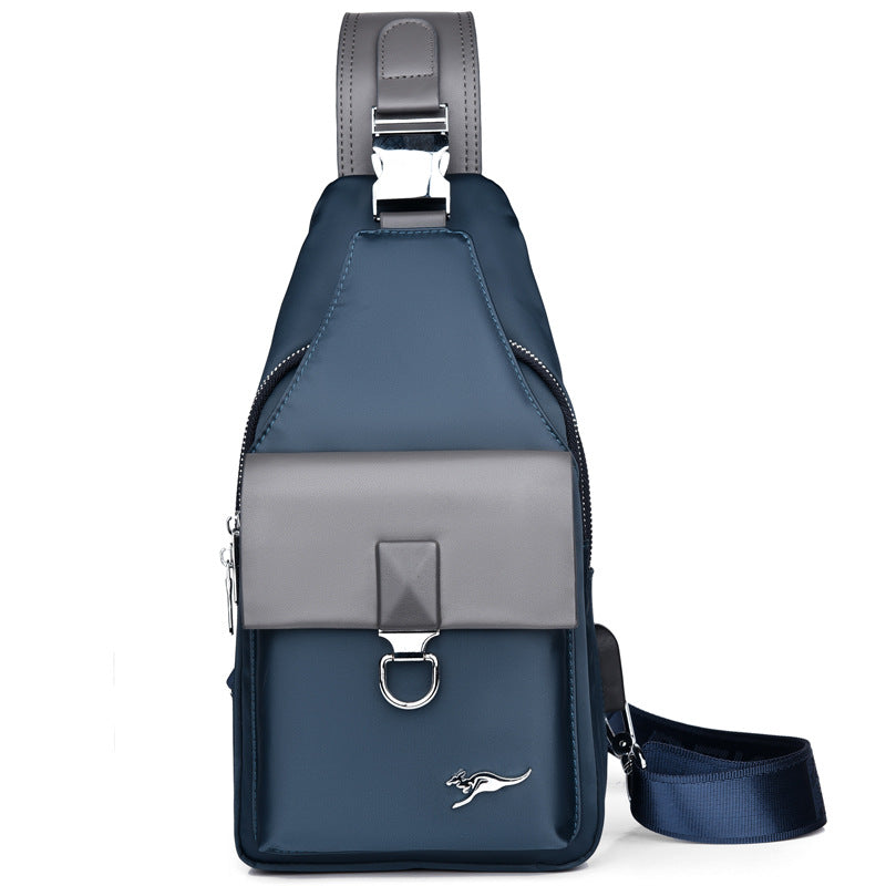 Men's Versatile New Kangaroo Oxford Cloth Men's Chest Bags