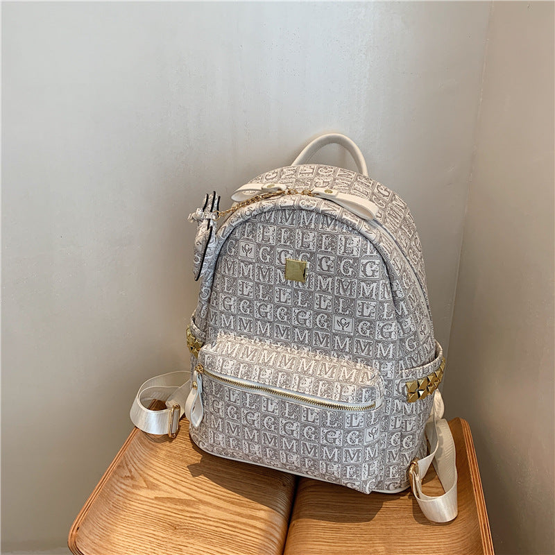 Women's Large Capacity Fashion Versatile Printing Backpacks