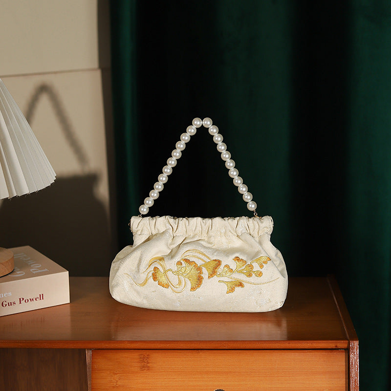 Pearl Ancient Style Cheongsam Banquet Embroidered Handbags