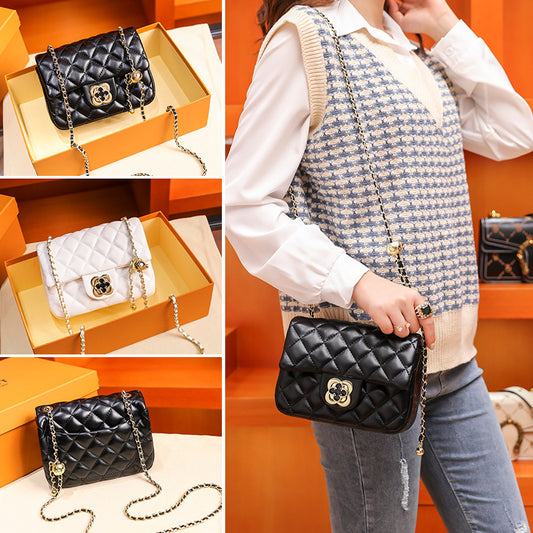 Women's Style Elegant Soft Chain Expensive Diamond Crossbody Bags