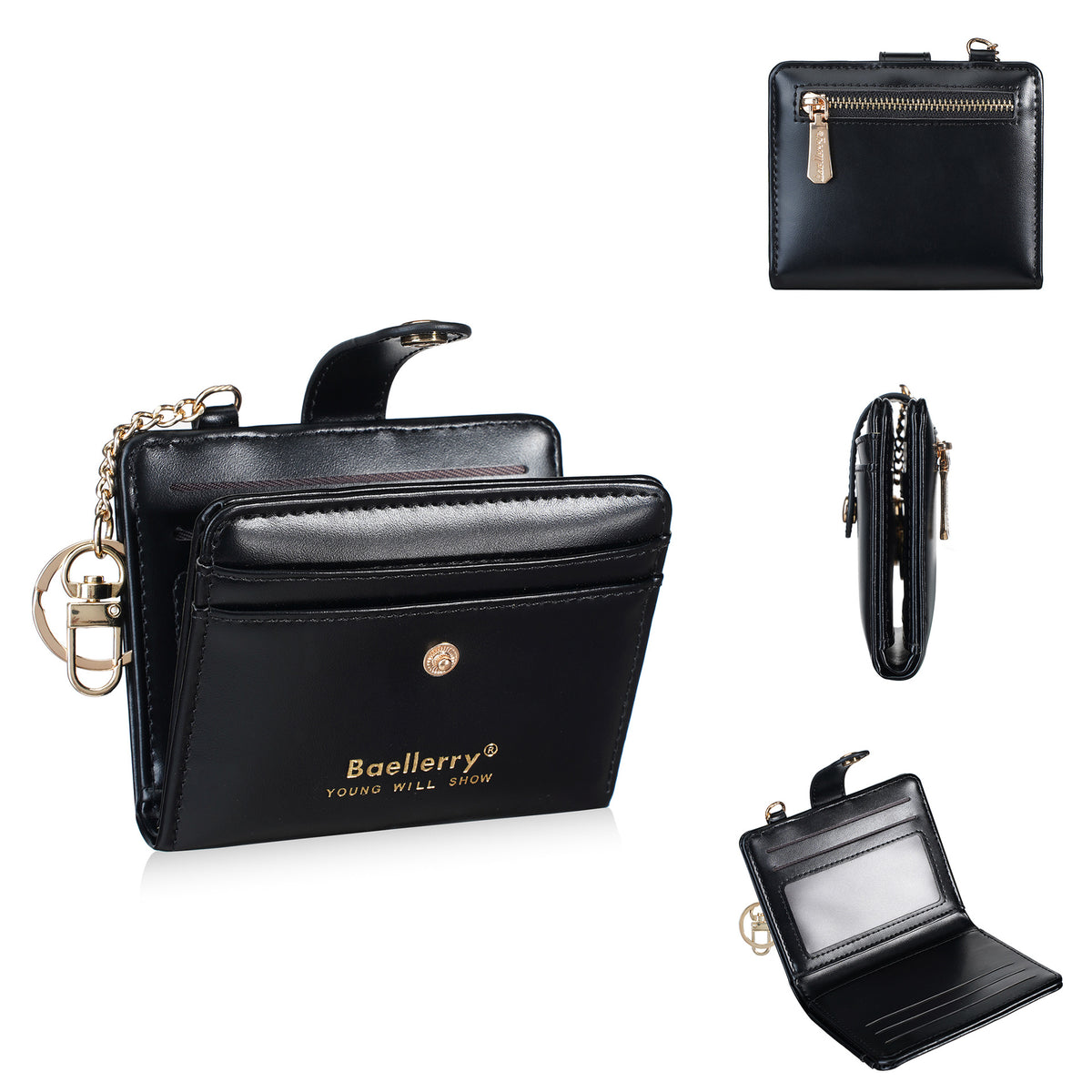 Women's Retro High-grade Short Simple Mini Cute Card Holder