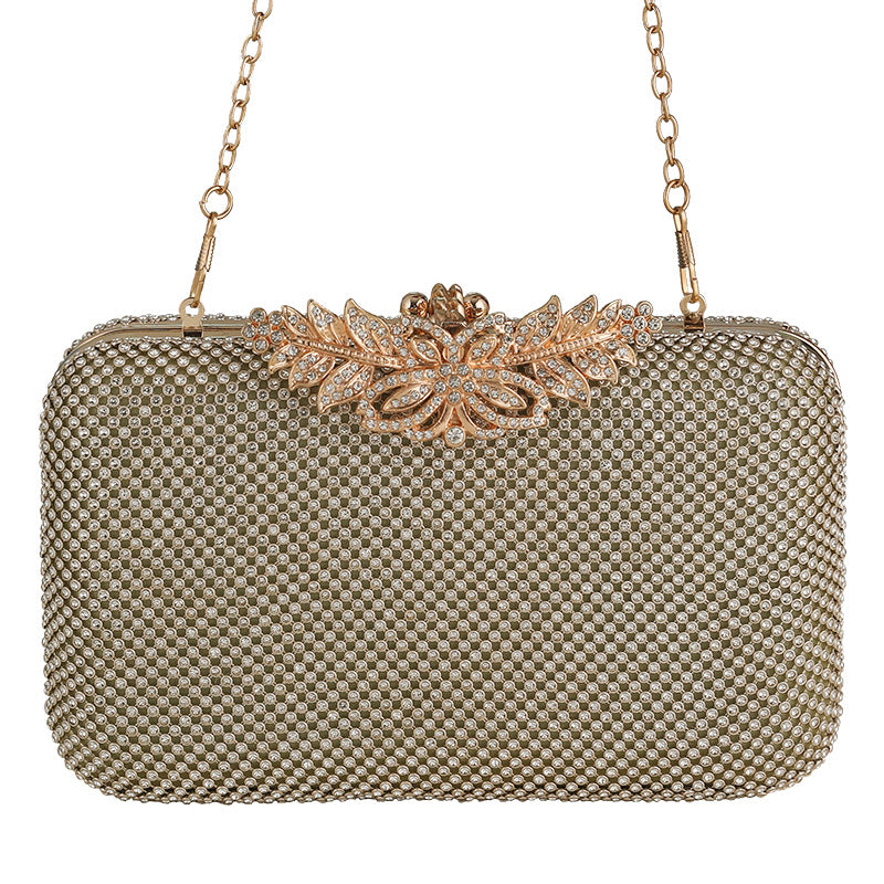 Women's Diamond Banquet Clutch All Match Dress Evening Bags