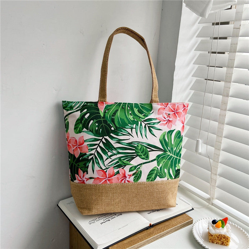 Women's Portable Simple Hot Printed Pattern Craft Large Women's Shoulder Bag
