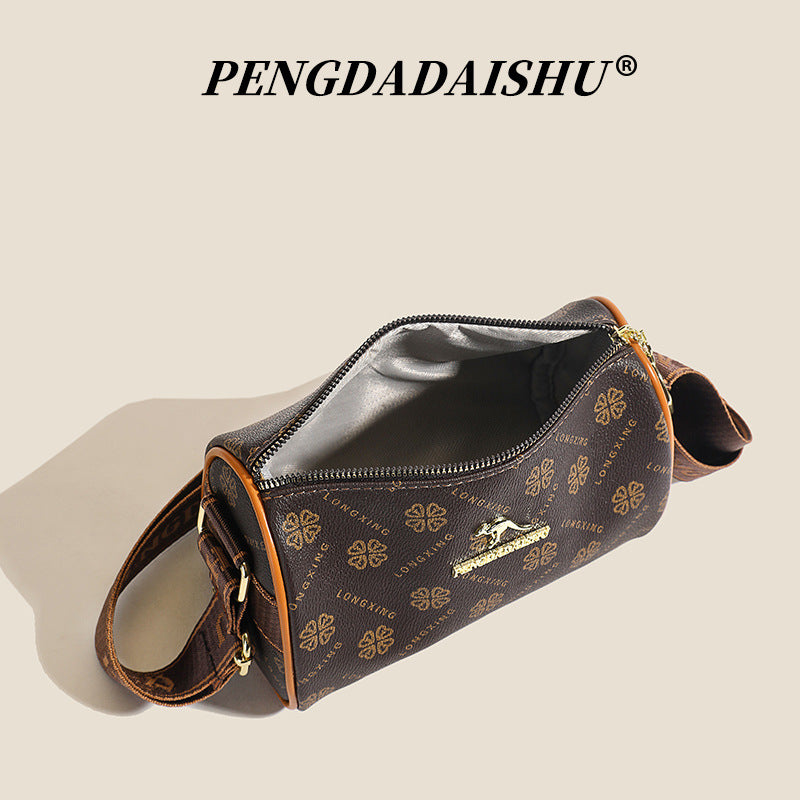 Women's Printed Wide Strap Trendy Fashion Commuter Women's Shoulder Bag